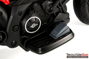 Moto Elettrica per Bambini Aprilia Racing Dorsoduro 12V Ruote in EVA-Rosso