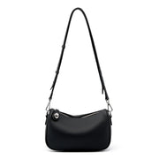 Borsa a tracolla da donna Swinger in vera pelle nera