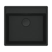 Lavello incasso Franke MRG61052TL 1 vasca 56x40 fragranite nero matt