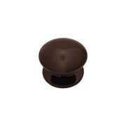 Pomolo fisso per porta SAGUATTI 873/80UB in alluminio marrone lucido
