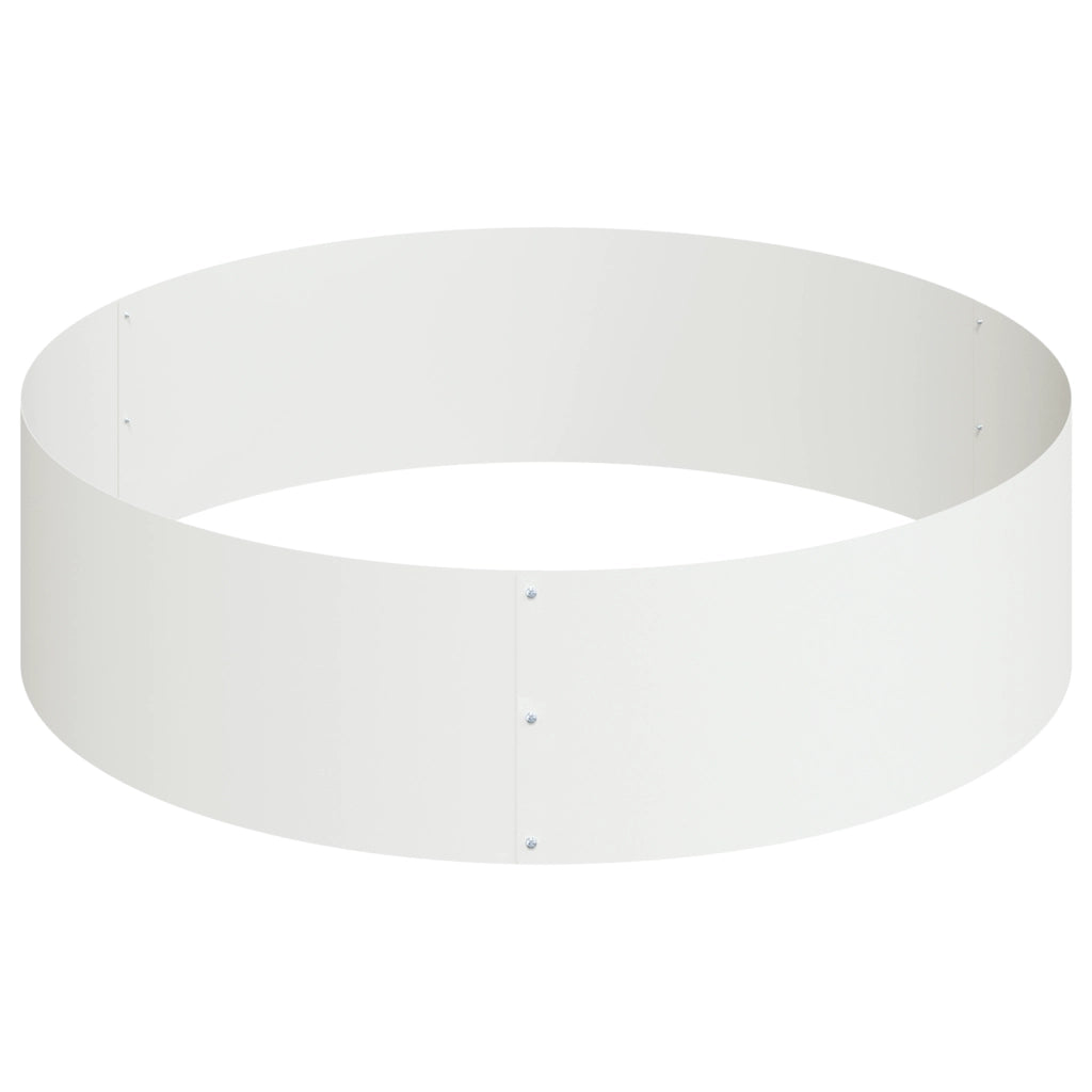 Vaso in Metallo Acciaio/bianco Acciaio verniciato a polvere Grande