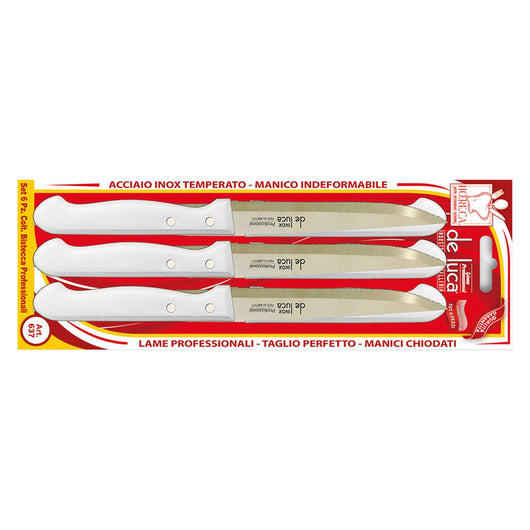 set coltelli da bistecca 6 pz cod:ferx.8020190nlm