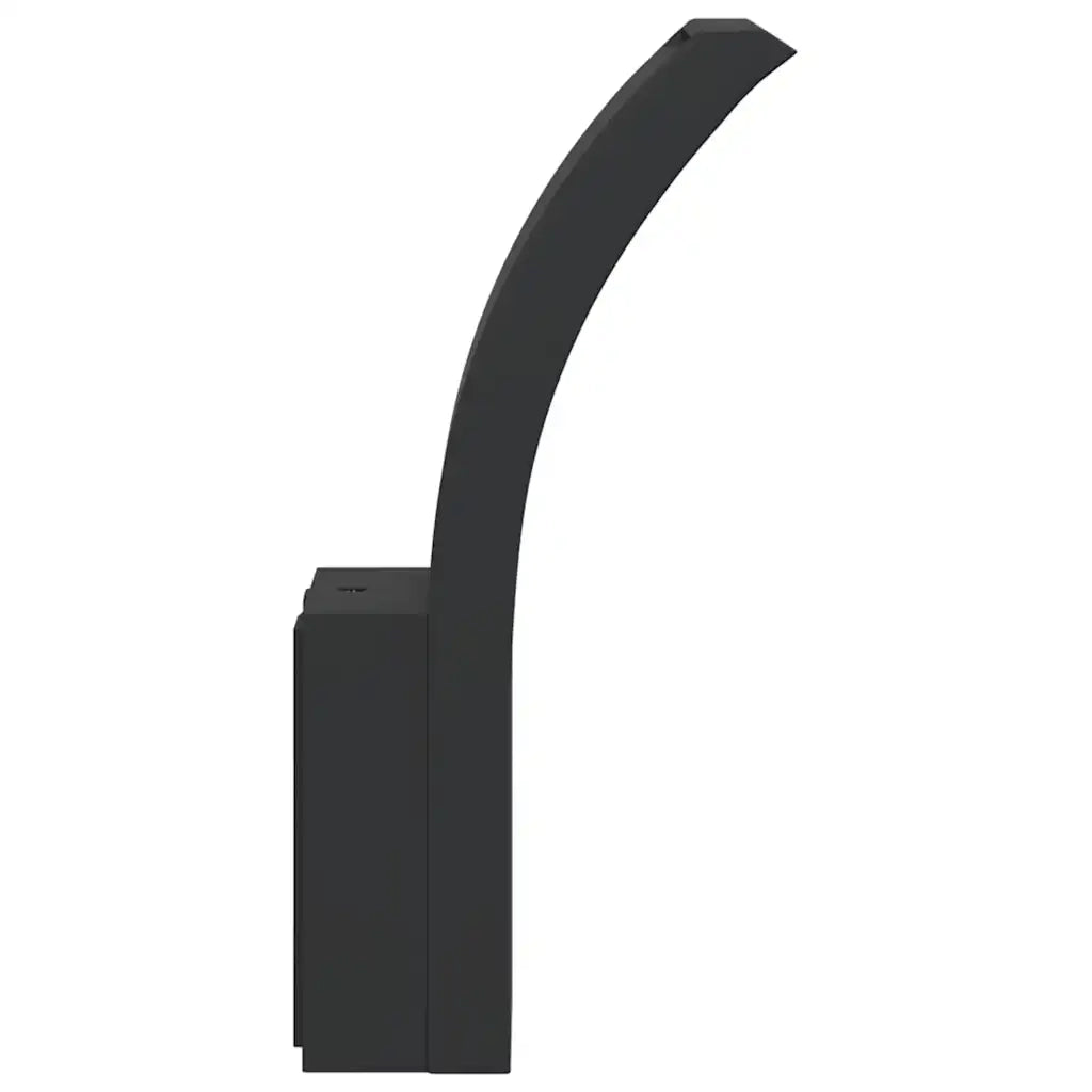 Applique per Esterni con LED 2 pz Nere Alluminio Pressofuso 4006261