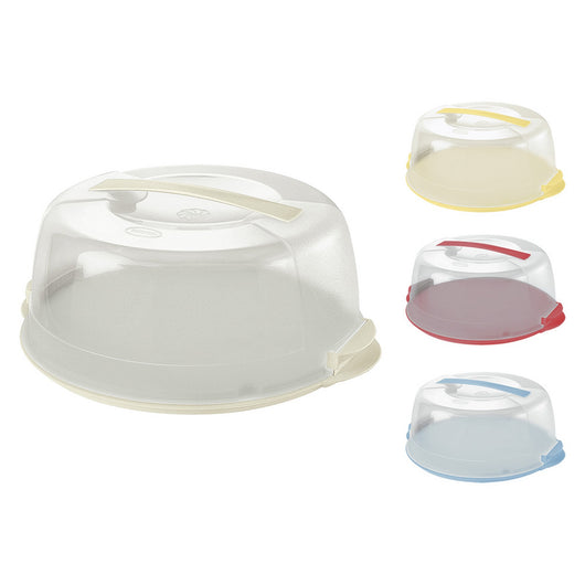 contenitore porta torte in plastica cm 36,5x32,8xh.15 - panna cod:ferx.8411040nlm