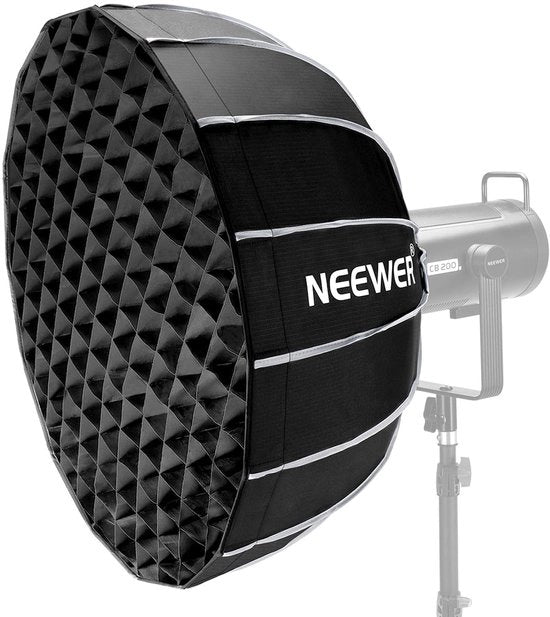 Kit di illuminazione a forma di parabolo da 65 cm - Ideale per la fotografia e la videografia