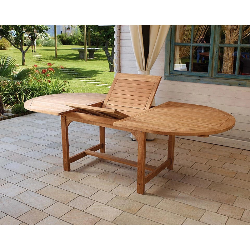 Tavolo Alicudi ovale estensibile MOIA in legno teak - 240 cm