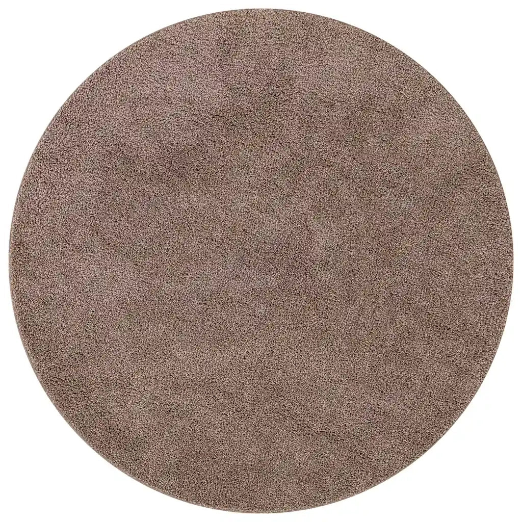 Tappeto Shaggy Antiscivolo Marrone 90 x 90 cm PP 4019799