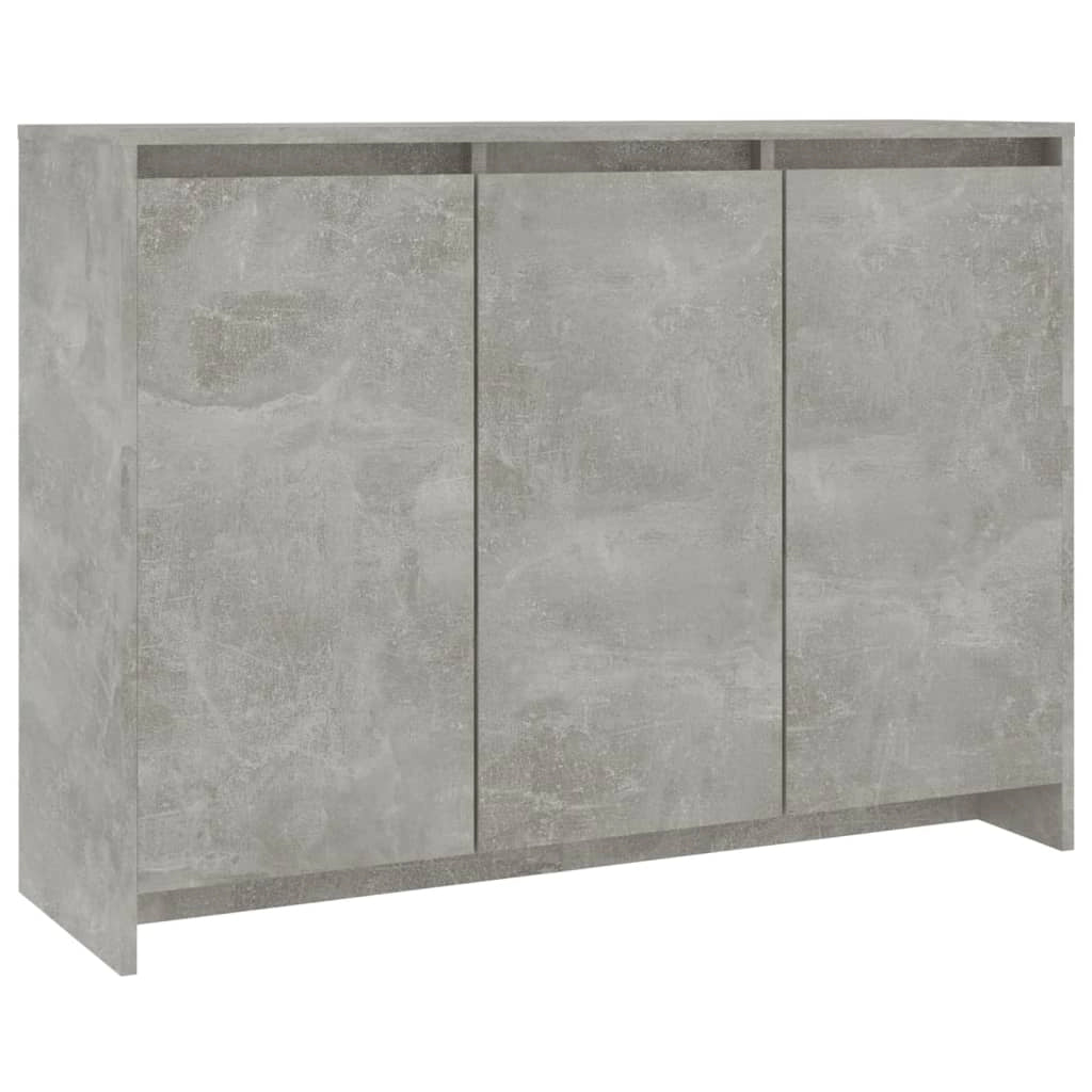 Buffet credenza cassettiera armadio mobile contenitore organizer per cucina soggiorno salotto 102 x 33 x 75 cm legno ingegnerizzato grigio 02_0031834