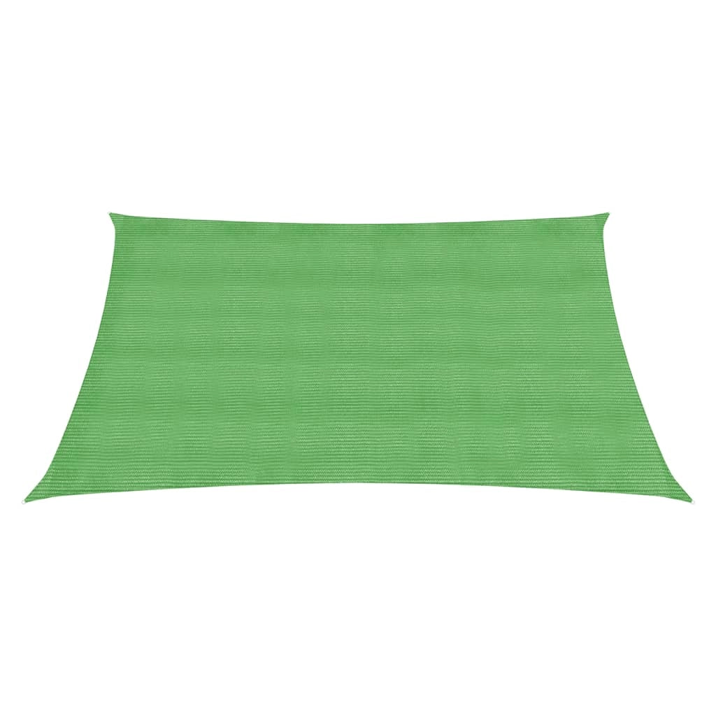 Vela ombreggiante 160 g/m² verde chiaro 7 x 7 m HDPE 02_0009404
