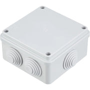 Cassetta derivazione l 100 x h 100 x p 50mm ip54 preforata quadrata