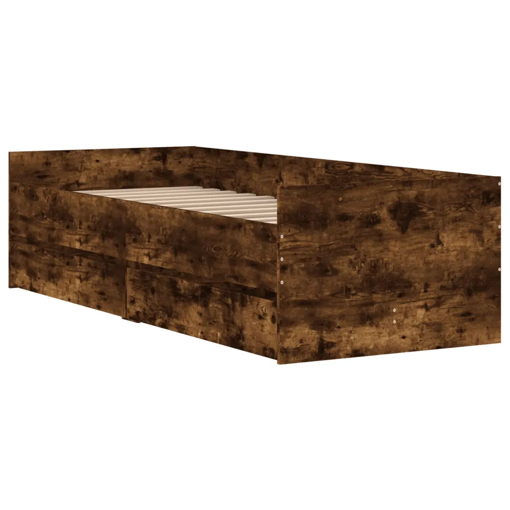 Giroletto con Cassetti Rovere Fumo 100x200 cm 3207340