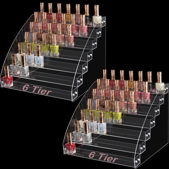 Organizzatore di smalti acrilici - 6 livelli display standard