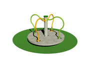 Giostra Lala 959 Ø125cm H84cm 4 posti acciaio EN 1176 Giochipark