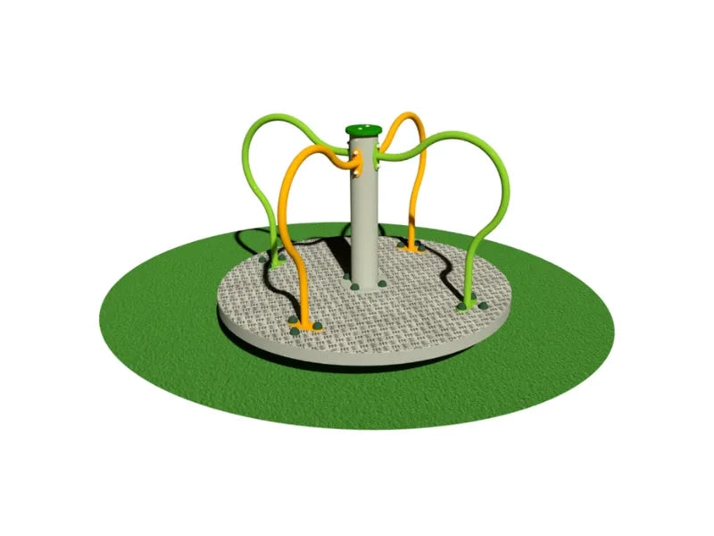 Giostra Lala 959 Ø125cm H84cm 4 posti acciaio EN 1176 Giochipark