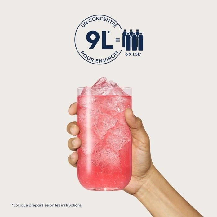 Concentrati SODASTREAM - Confezione da 6 concentrati di granatina senza zucchero - Fino a 54 litri di bevande - 440 ml