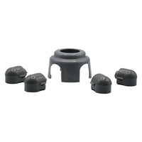 tappo terminale per piede appoggio con supporto centrale colonna cod:ferx.8032707nlm