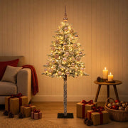 Albero di Natale Artificiale con Palline 150 cm 150 LED 3465798