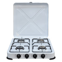 fornello 4 fuochi a gas gpl 'kasart' cm 49 x 50 x h.11 cod:ferx.8040226nlm