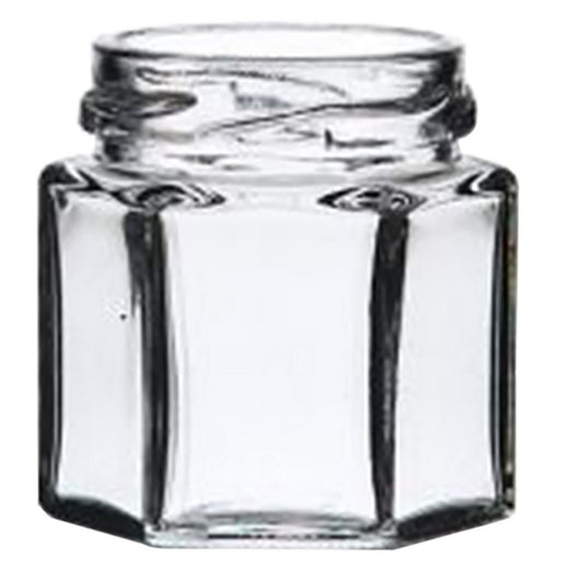 vaso vetro 'boccaccio' per alimenti tipo 'esagonal 45 ml - imbocc. ã˜ 43 mm cod:ferx.794160nlm