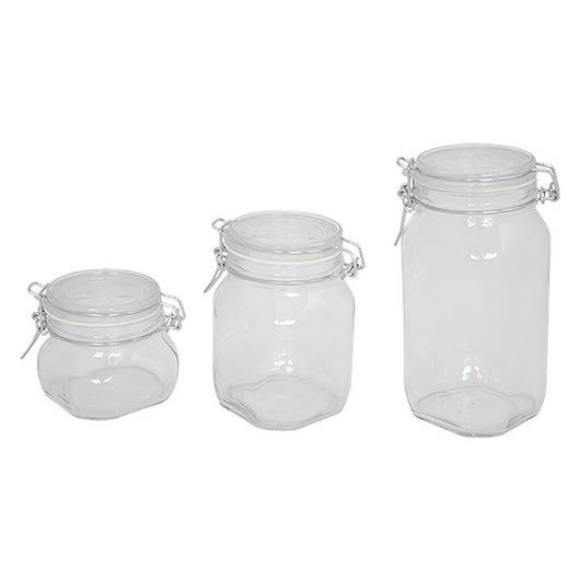 vaso ermetico in vetro per alimenti 'fido' 1500 ml cod:ferx.794078nlm