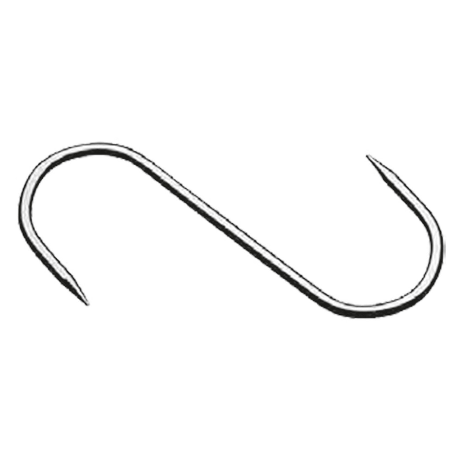 gancio fisso 2 punte - mm 160 x 6 cf. 10 pz cod:ferx.801648nlm