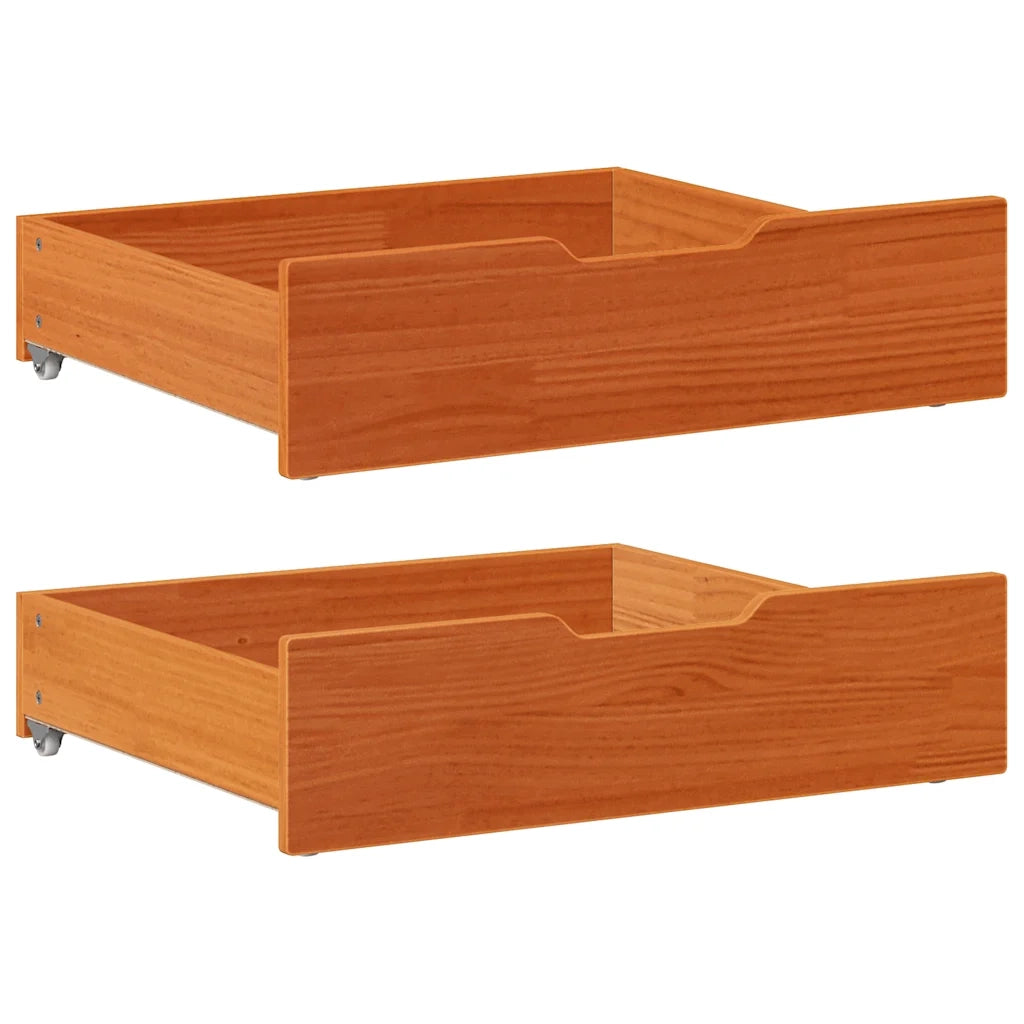 Giroletto per Bambini con Cassetti 80x170cm Legno Massello Pino 3302043