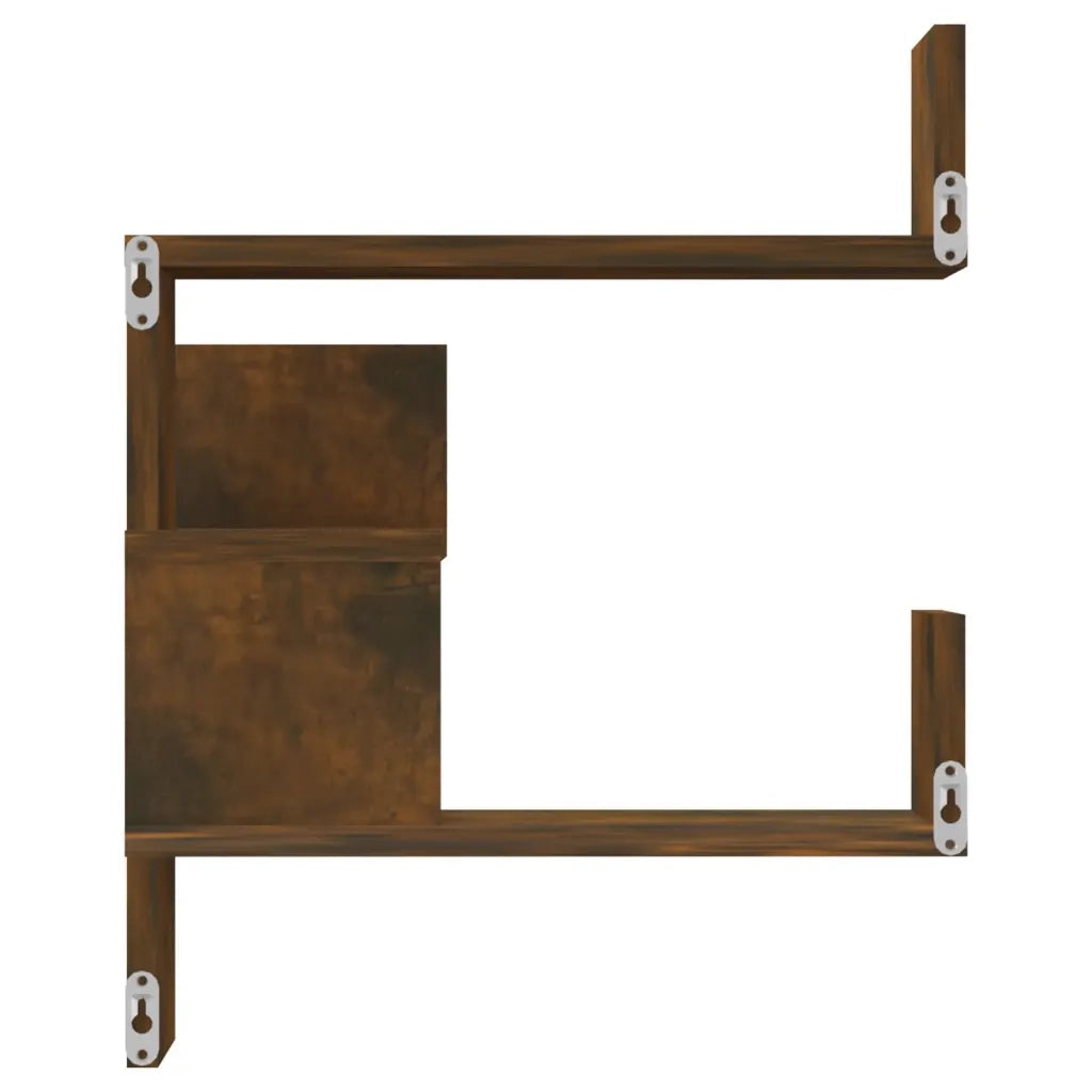 Scaffale Parete Angolo Rovere Anticato 40x40x50cm Multistrato 815205