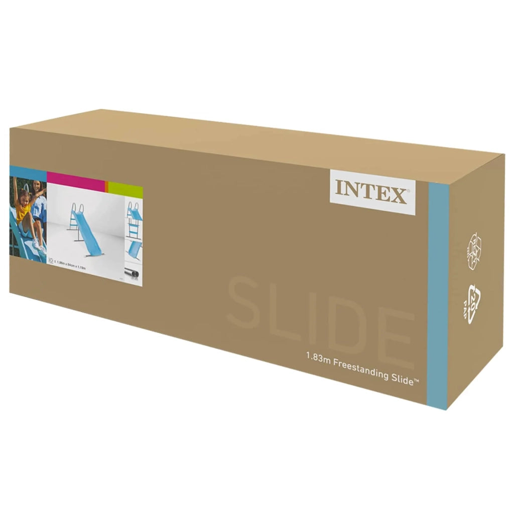 INTEX Scivolo autostabile  Azzurro 1,83 m PVC e Acciaio 42035645
