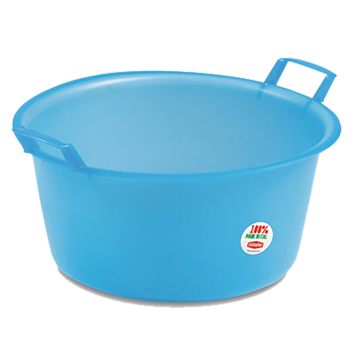 bacinella rotonda ø 35 cm - 10 lt neutro cod:ferx.8410413nlm