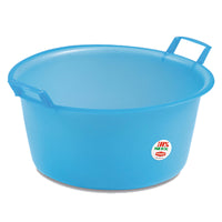 bacinella rotonda ø 50 cm - 24 lt neutro cod:ferx.8410419nlm