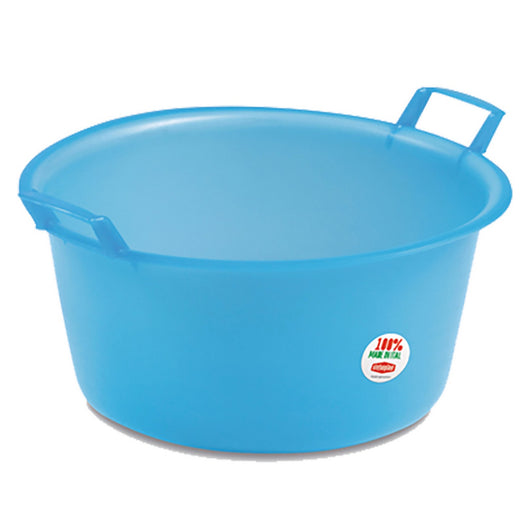 bacinella rotonda ø 45 cm - 20 lt neutro cod:ferx.8410417nlm