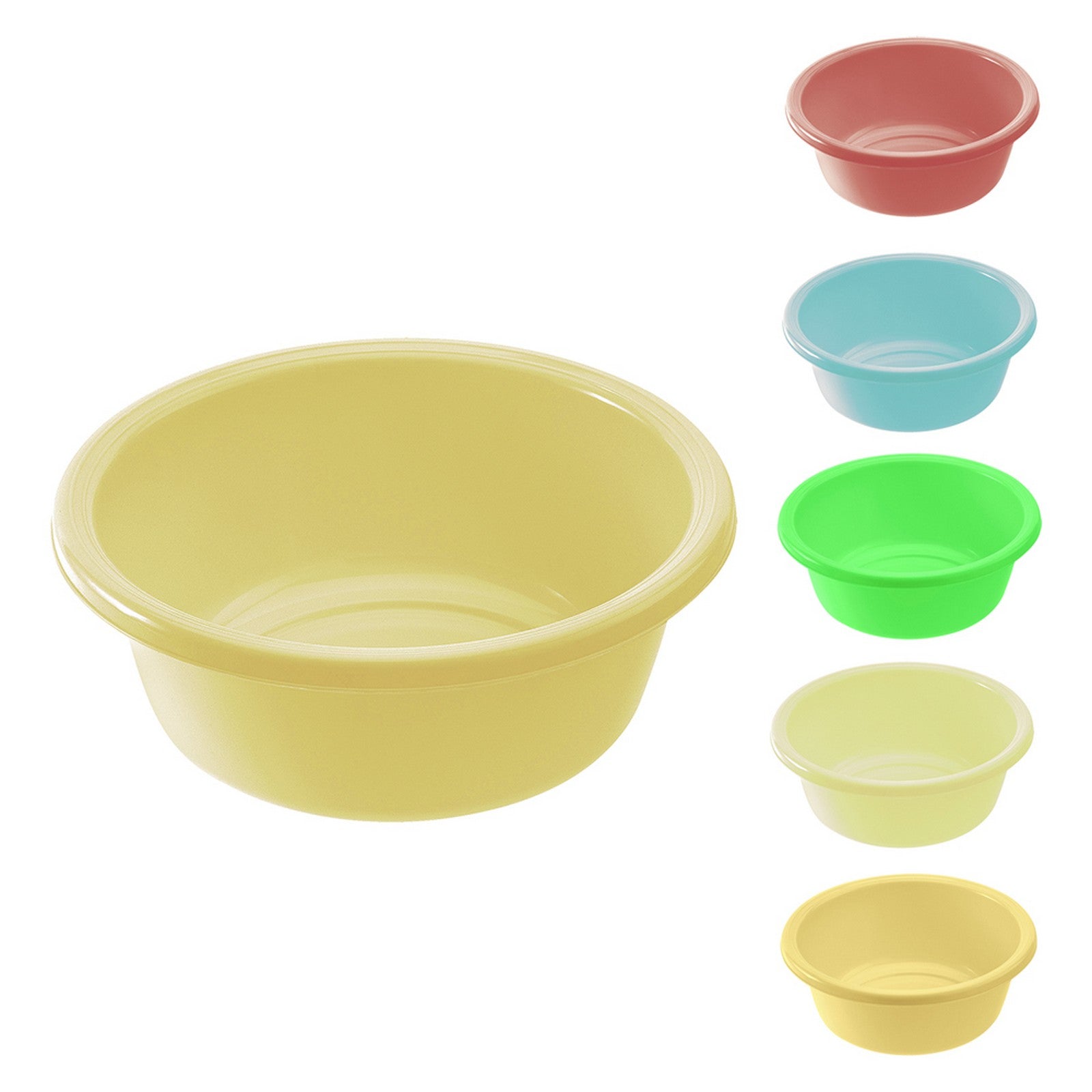 bacinella rotonda ø28 x h.11 cm / 4 lt - panna cod:ferx.8410851nlm