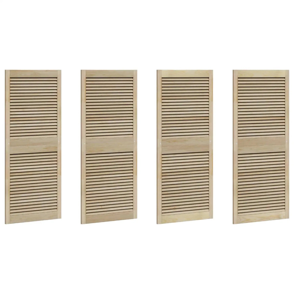 Porta per Armadio 4 pz Naturale 140,5 x 2,1 x 59,5 cm CFW2532396