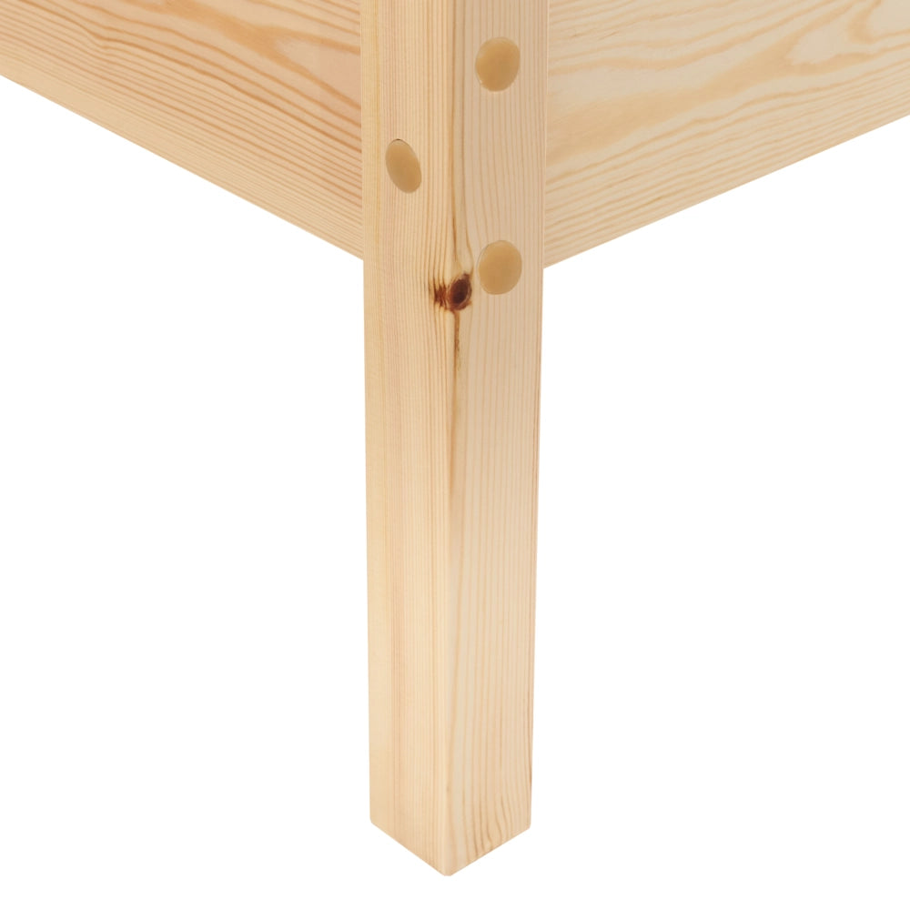 Letto a forma di casa per bambini Legno di pino chiaro UE Struttura letto singolo con doghe