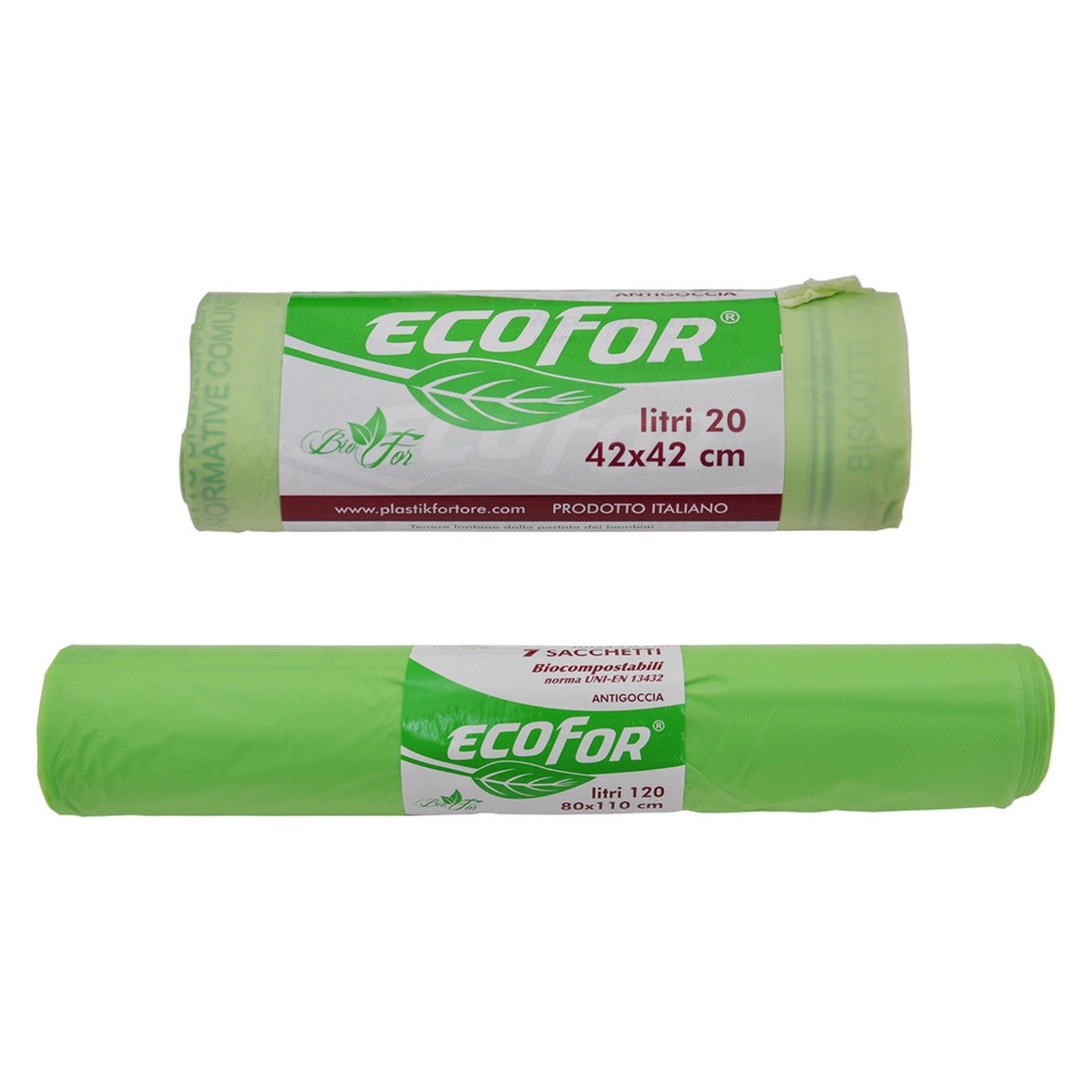 sacchetti raccolta differenziata compostabili cm 42 x 45  - cf.20 pz cod:ferx.8035382nlm