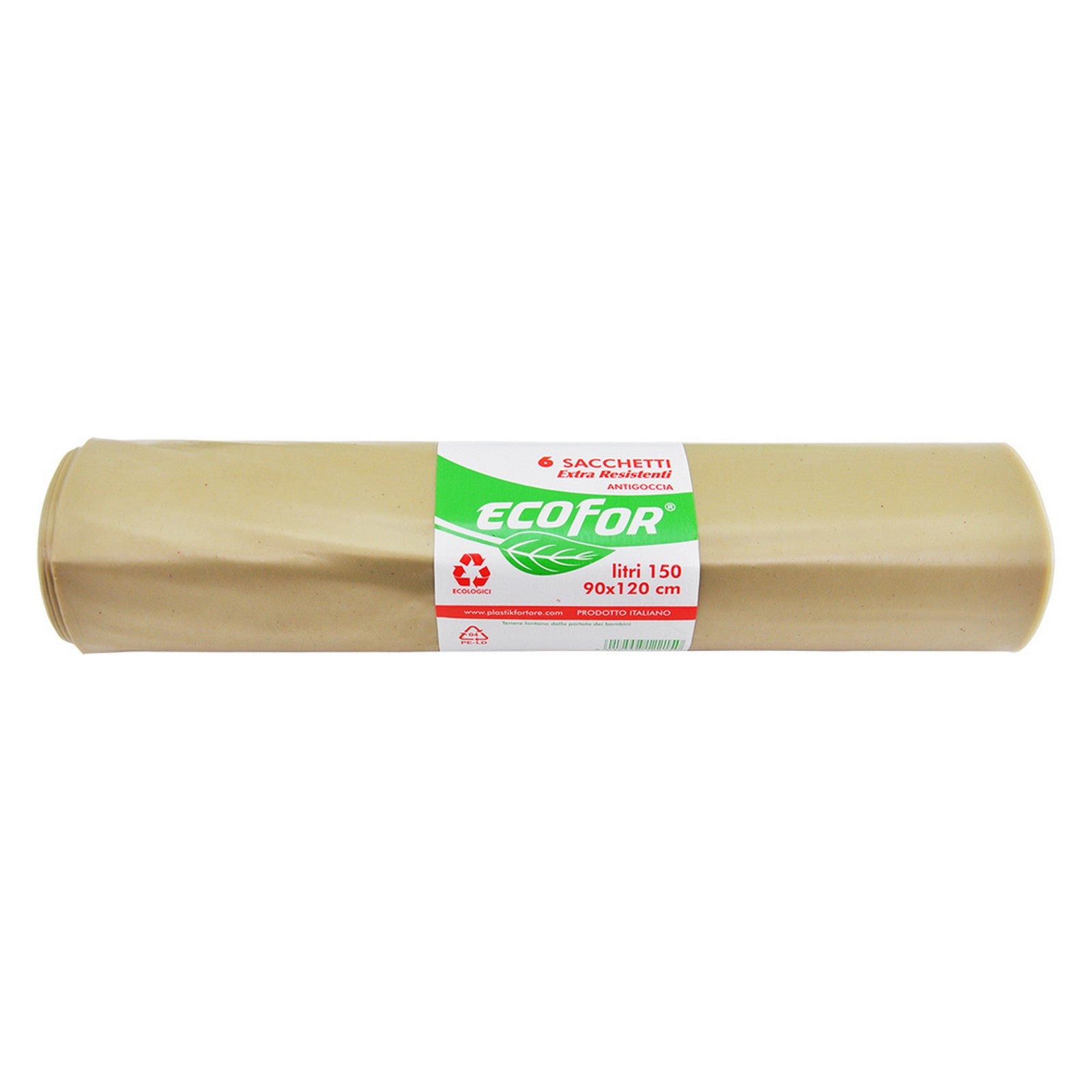 sacchi polietilene nettezza urbana 'extra strong' cm90 120 cf.6 pezzi lt150 cod:ferx.8035488nlm