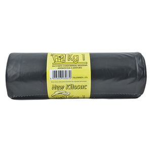 sacchi polietilene nettezza urbana 'pesanti' 90 x 120 nero - rt.1 kg cod:ferx.8035496nlm