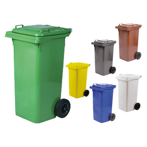 bidone immondizia carrellato lt. 120 - cm 55 x 50 x 94 blu cod:ferx.6131311nlm