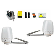 KIT AUTOMATISMO CANCELLO A BATTENTE A BRACCI ARTICOLATI 24V ANTE PILASTI GRANDI