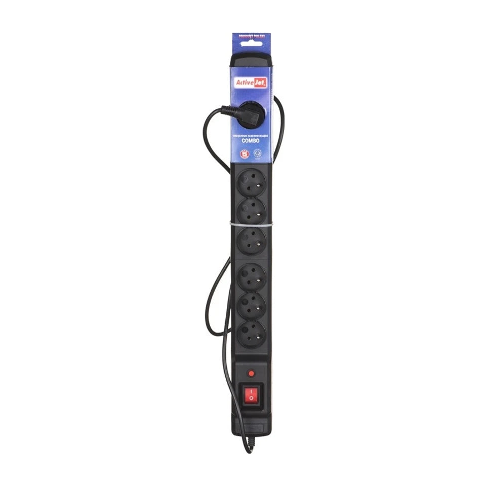 Ciabatta con cavo Activejet ACJ COMBO 9GN da 1,5 metri