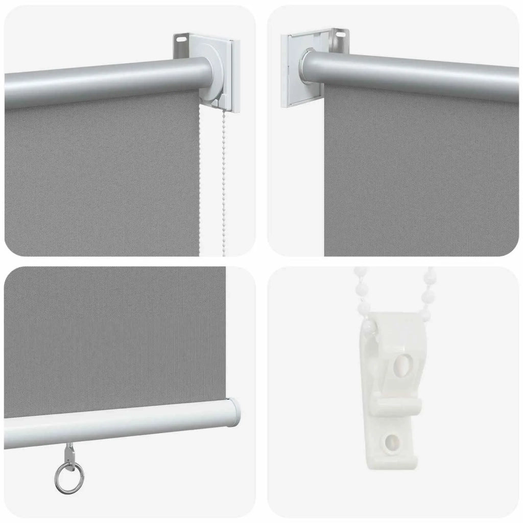 Voletta a rullo | Tenda a rullo con protezione UV Grigio Chiaro 120 x 140 cm