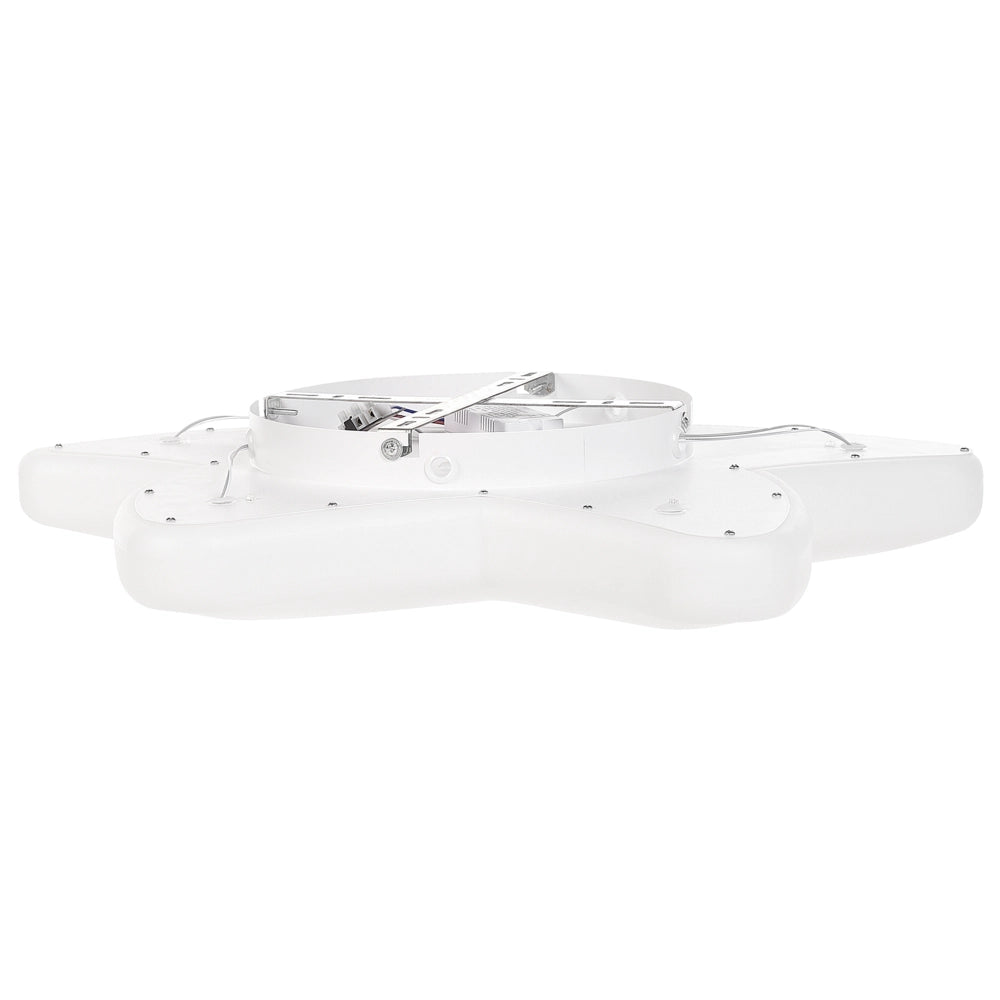 Lampada da soffitto con paralume acrilico bianco a forma di stella per la cameretta dei bambini Illuminazione d'accento di design