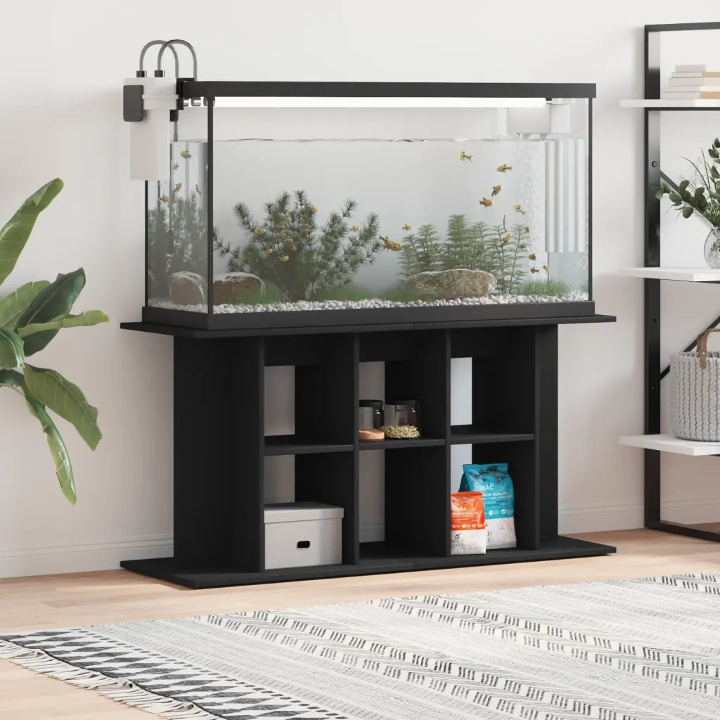 Supporto per Acquario 120x40x60 cm in Legno Multistrato Nero CFW9975351