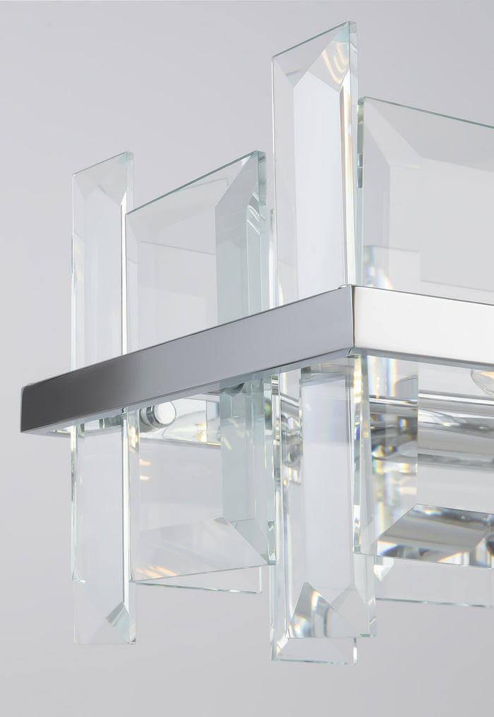 Lampada pendente Modern in Metallo Cerezo Cromo