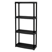 scaffale in plastica cm 60 x 30 x h 133 - 4 ripiani cod:ferx.805036nlm