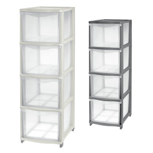 cassettiera 'cover line' colore trasparente/panna codice 8034840 cod:ferx.8034840nlm