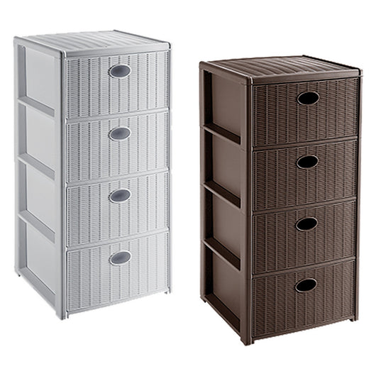 cassettiera 'elegance' cm 40x40xh80 - bianca cod:ferx.8034750nlm