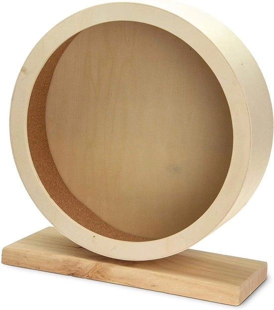 Bicicletta di equilibrio in legno/corda naturale diametro 28.5 cm - Carrello a ruote