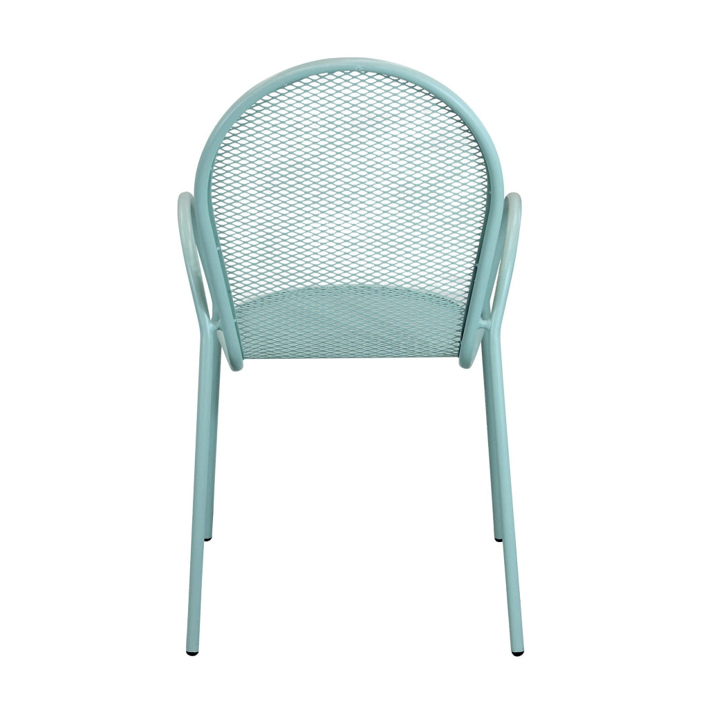 Poltrona da Giardino Impilabile in Acciaio cm 51x61x90 - JOEL
