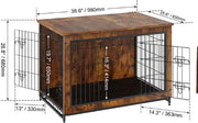 Casa per Cani - Sedia per Cani - 2 Porte - Struttura in Acciaio Resistente - 98x65x68cm - Multifunzionale